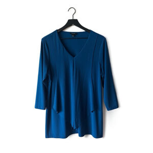 Alfani Teal Blouse Women's Size M